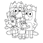 A Christmas with The Heelers Coloring Page 7 A Christmas with The Heelers Coloring Page