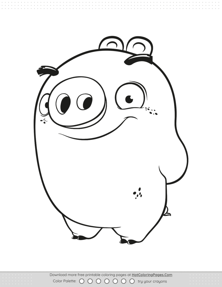 Angry Birds Bad Piggies Coloring Pages