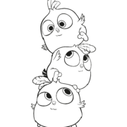 Angry Birds Blues Coloring Pages