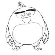Angry Birds Bomb Coloring Pages 8 Angry Birds Bomb Coloring Pages