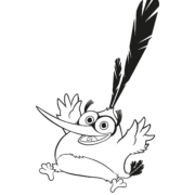 Angry Birds Bubbles Coloring Pages