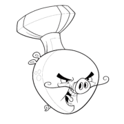Angry Birds Chef Pig Coloring Pages 26 Angry Birds Chef Pig Coloring Pages