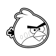 Angry Birds Classic Coloring Page 2 Angry Birds Classic Coloring Page