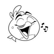 Angry Birds Melody Coloring Sheet 14 Angry Birds Melody Coloring Sheet