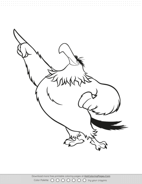 Angry Birds Mighty Eagle Pdf Coloring Pages
