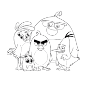 Angry Birds Pdf Coloring Sheet 18 Angry Birds Pdf Coloring Sheet