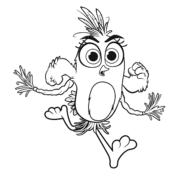 Angry Birds Silver Coloring Pages 31 Angry Birds Silver Coloring Pages