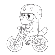 Bluey Bicycle Colouring Sheet 32 Bluey Bicycle Colouring Sheet
