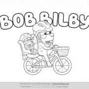 Bluey Bob Bilby Colouring Sheet 28 Bluey Bob Bilby Colouring Sheet
