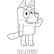 Bluey Coloring Sheet 37 Bluey Coloring Sheet