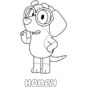 Bluey Honey Coloring Pages 42 Bluey Honey Coloring Pages