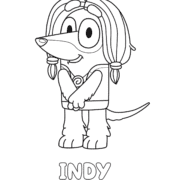 Bluey Indy Coloring Pages 44 Bluey Indy Coloring Pages