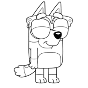 Bluey Looking Good Coloring Pages 22 Bluey Looking Good Coloring Pages