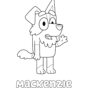 Bluey Mackenzie Coloring Pages 40 Bluey Mackenzie Coloring Pages