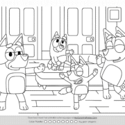 Bluey Pdf Coloring Sheet 33 Bluey Pdf Coloring Sheet