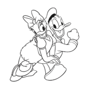 Daisy and Donald Duck Pdf Coloring Page 26 Daisy and Donald Duck Pdf Coloring Page