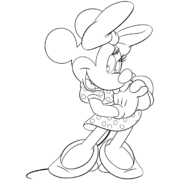 Free Minnie Mouse Coloring Page 35 Free Minnie Mouse Coloring Page