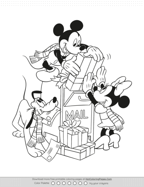 Free Printable Mickey Coloring Pages