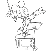Maestro Mickey Mouse Coloring Page 50 Maestro Mickey Mouse Coloring Page