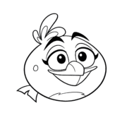 Melody from Angry Birds Coloring Pages 13 Melody from Angry Birds Coloring Pages