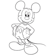 Mickey Mouse Coloring Page 47 Mickey Mouse Coloring Page