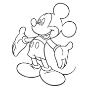 Mickey Mouse Colouring Page 46 Mickey Mouse Colouring Page