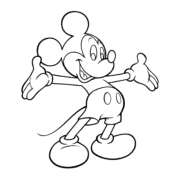 Mickey Mouse Colouring Sheet 45 Mickey Mouse Colouring Sheet