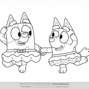 Muffin and Socks Dress Up Coloring Page 30 Muffin and Socks Dress Up Coloring Page