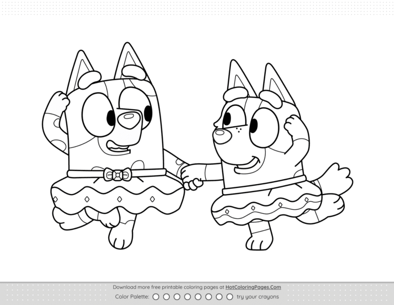 Muffin and Socks Dress Up Coloring Page 2 Muffin and Socks Dress Up Coloring Page