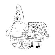 Patrick Garry SpongeBob Coloring Page 12 Patrick Garry SpongeBob Coloring Page