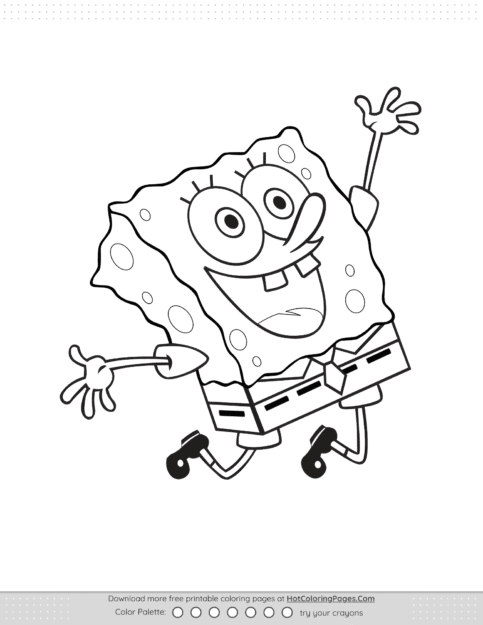 Printable SpongeBob Coloring Pages
