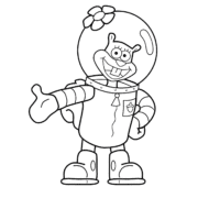 Sandy Cheeks Coloring Pages 41 Sandy Cheeks Coloring Pages