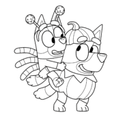 Spider Bingo and Pumpkin Bluey 27 Spider Bingo and Pumpkin Bluey