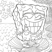 SpongeBob Coloring Pages for Kids 49 SpongeBob Coloring Pages for Kids
