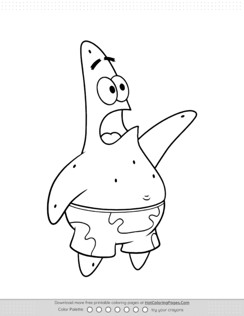 SpongeBob Patrick Star Coloring Pages