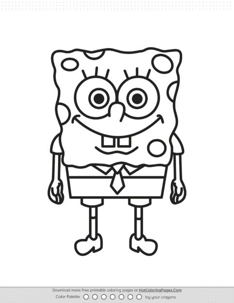 SpongeBob SquarePants Easy Drawing