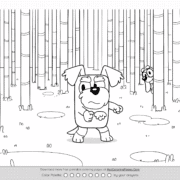 The Terriers and Snickers Playing Coloring Pages 35 The Terriers and Snickers Playing Coloring Pages
