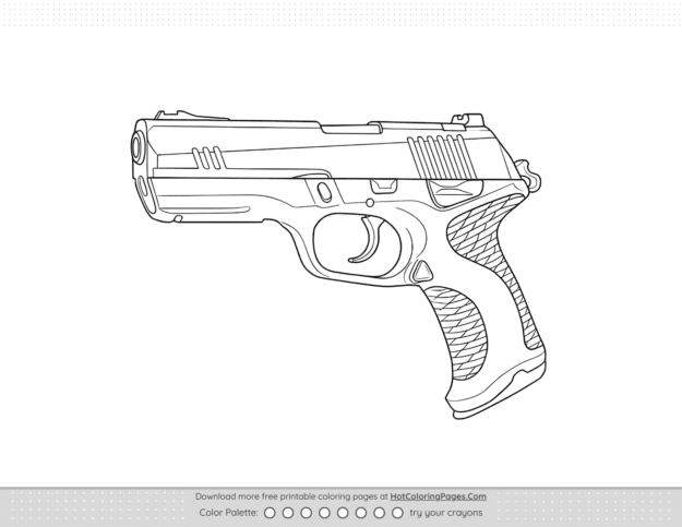 Valorant Classic Weapon Skin Outline