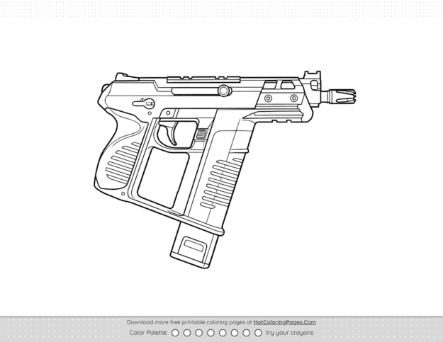 Valorant Frenzy Weapon Skin Outline