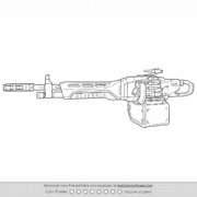 Valorant Odin Weapon Skin Outline