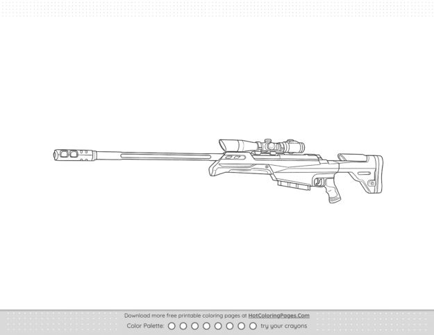 Valorant Operator Weapon Skin Outline