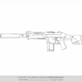 Valorant Phantom Weapon Skin Outline
