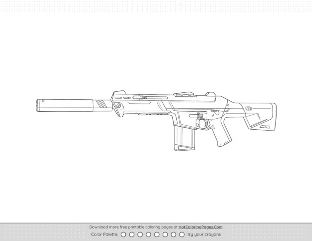 Valorant Phantom Weapon Skin Outline