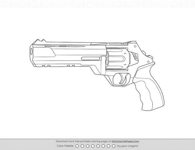 Valorant Sheriff Weapon Skin Outline