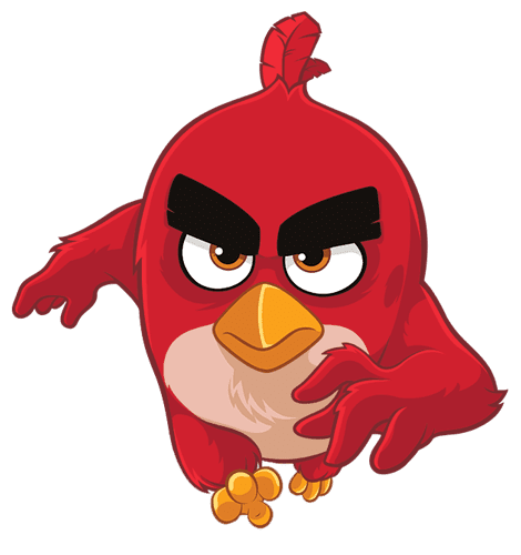 Red from Angry Birds Coloring Pages 3 angry bird run